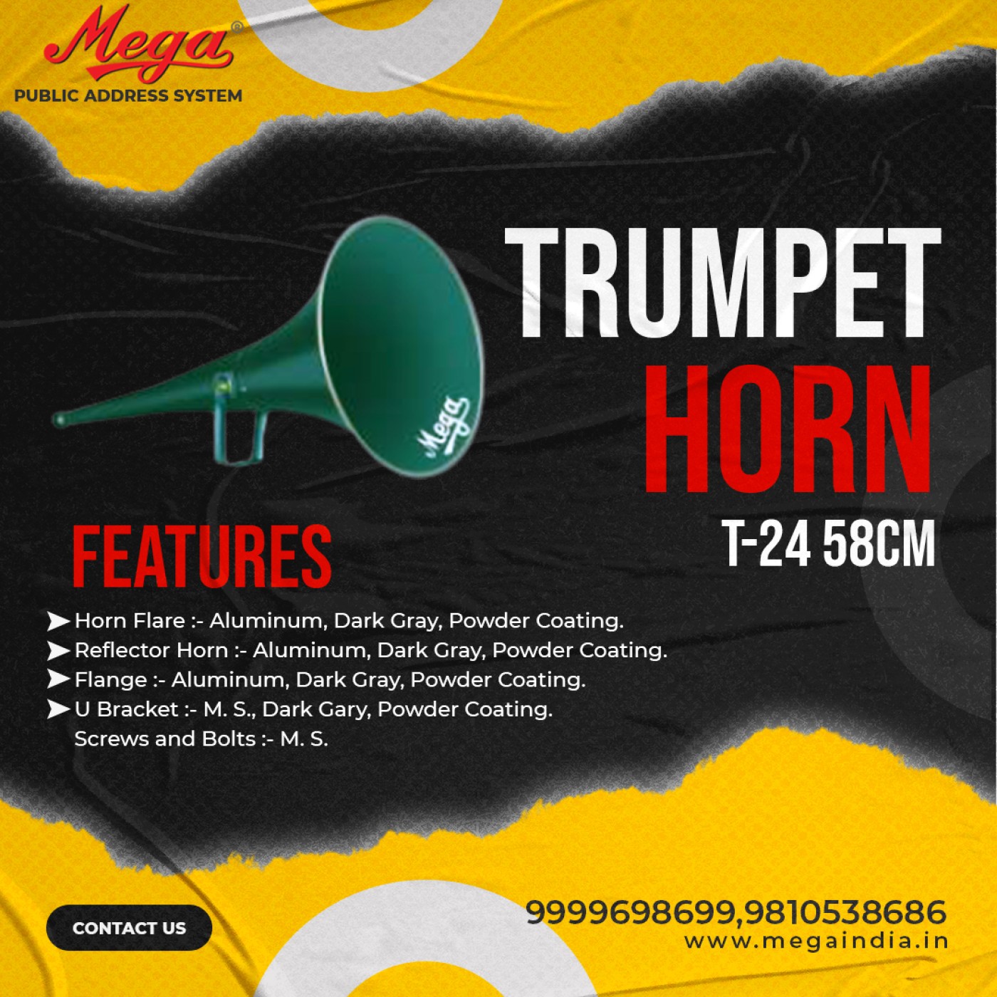 Ahuja pa trumpet sales horn